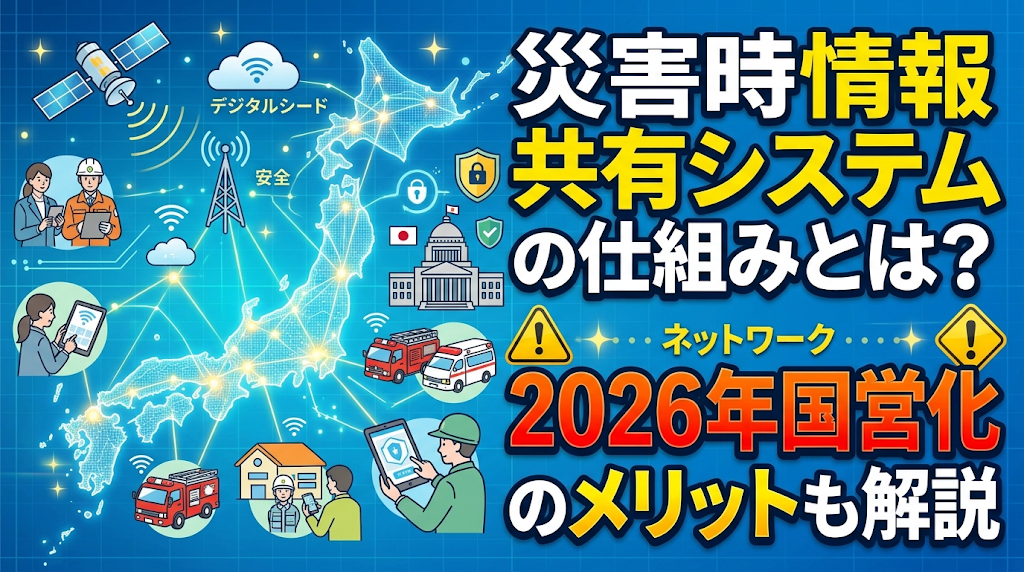 災害時情報共有システムの仕組みとは？