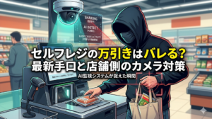 セルフレジの万引きはバレるイメージ