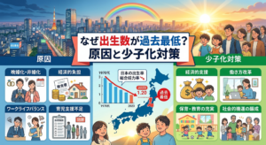 出生数が過去最低なのはなぜ？原因と少子化対策に関するイメージ
