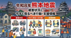 令和8年熊本地震の被害状況と今すぐ取るべき行動・支援情報