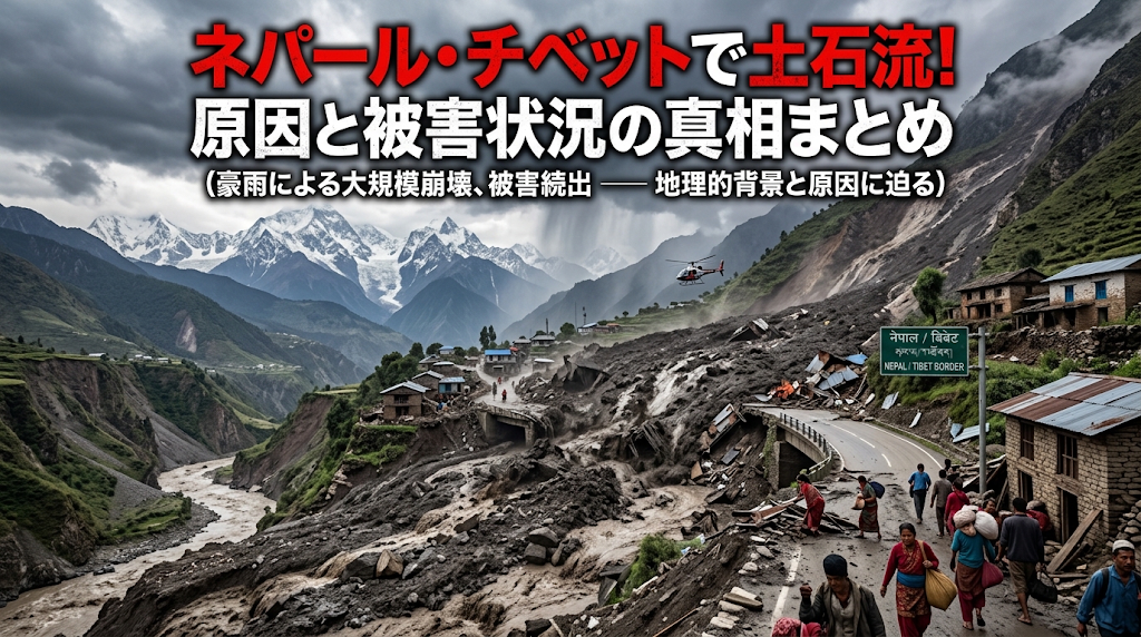 ネパール・チベットで土石流！原因と被害状況の真相まとめ