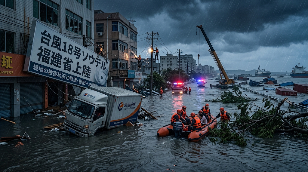 台風18号（ソウデル）福建省直撃！現地の被害状況