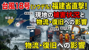 台風18号（ソウデル）福建省直撃！
