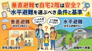 垂直避難で自宅2階は安全？水平避難を選ぶべき条件と基準