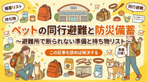 ペットの同行避難と防災備蓄｜避難所で断られない準備と持ち物リスト